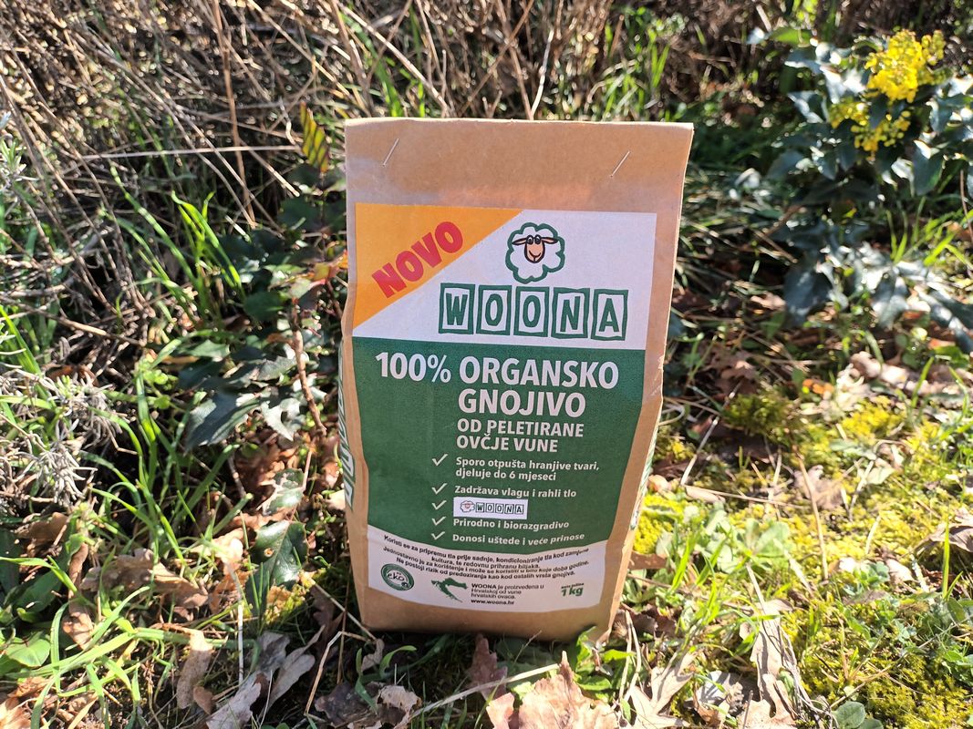 Novo u web trgovini - 100% organsko gnojivo od peletirane vune
